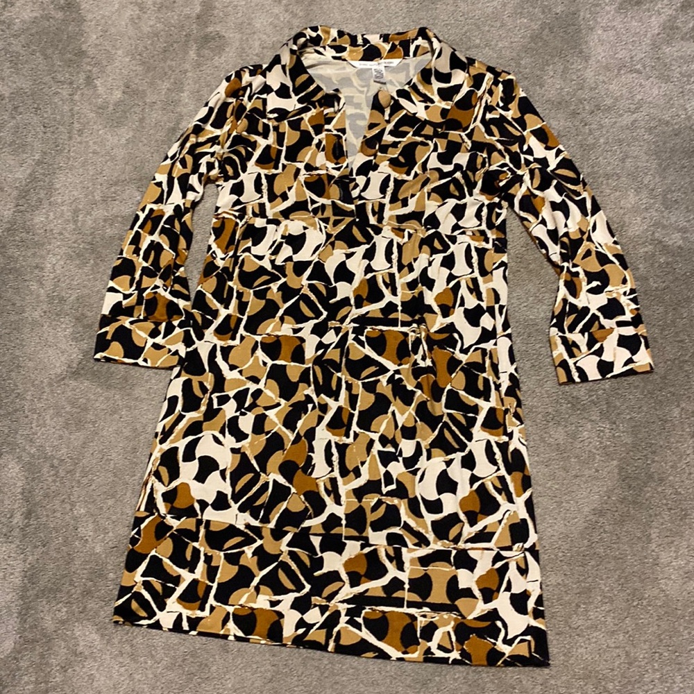 Diane Furstenberg silk print dress